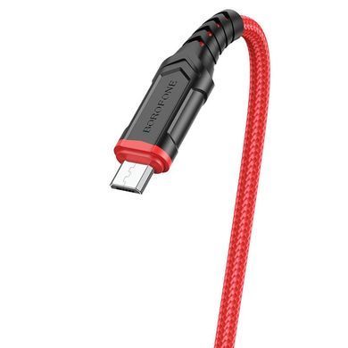 Кабель для зарядки MicroUSB Android BOROFONE BX67 |1м| Синій