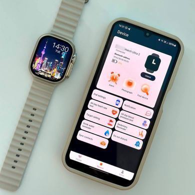 Смарт годинник Apple Watch Ultra 2 49mm Original series 1:1 Сірий 44506