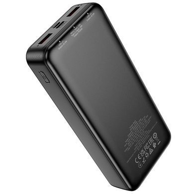 Павербанк із швидкою зарядкою 22.5W 20000mAh HOCO J136A 2USB/1Type-C, 22.5W+PD20W Чорний
