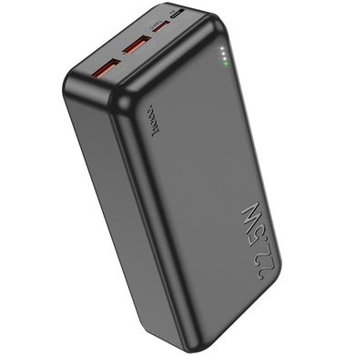 Павербанк повербанк із швидкою зарядкою 30000mAh HOCO J101B |2USB/Type-C, 22.5W| Чорний