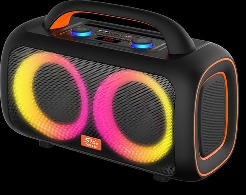 Колонка з мікрофонами Sing-e ZQS-L19 караоке колонка портативна Bluetooth колонка 60W бездротова колонка з мікрофонами