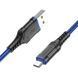 Кабель для зарядки MicroUSB Android BOROFONE BX67 |1м| Синій