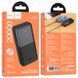 Павербанк із швидкою зарядкою 22.5W 20000mAh HOCO J136A 2USB/1Type-C, 22.5W+PD20W Чорний