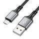Кабель для зарядки MicroUSB Android BOROFONE BX83 1м Чорний