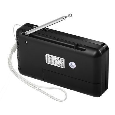 Портативне радіо з Bluetooth, FM, AM, MP3 та ліхтариком HOCO HI50 Чорний
