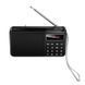 Портативне радіо з Bluetooth, FM, AM, MP3 та ліхтариком HOCO HI50 Чорний