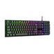 Ігрова клавіатура провідна з RGB-підсвічуванням HAVIT HV-KB101L 104 клавіши Чорний