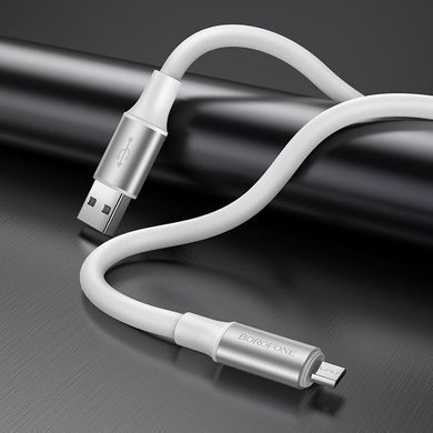 Кабель для зарядки MicroUSB Android BOROFONE BX82 1м/2.4A Червоний