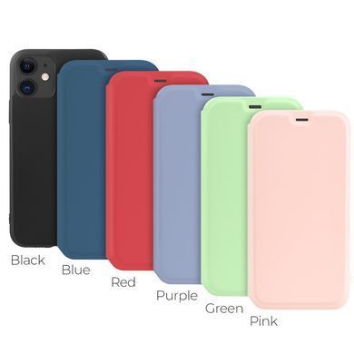 Чохол-книжка на iPhone 11 Pro Max 6.5" із захистом камери HOCO Colorful Series Рожевий