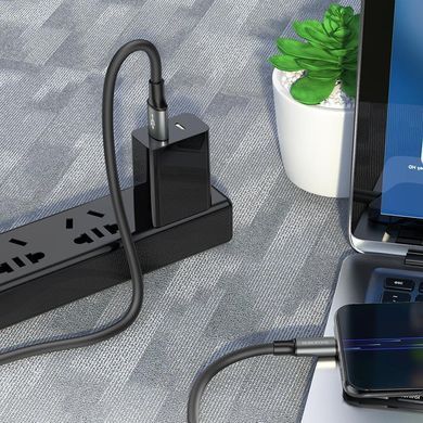Кабель для зарядки MicroUSB Android BOROFONE BX82 1м/2.4A Червоний