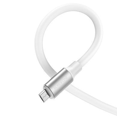 Кабель для зарядки MicroUSB Android BOROFONE BX82 1м/2.4A Червоний