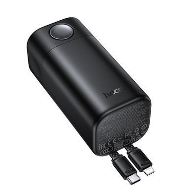 Павербанк 20000 повербанк 20000 зі швидкою зарядкою 65W HOCO Q59 power bank для роутера павер банк 20000 з кабелями