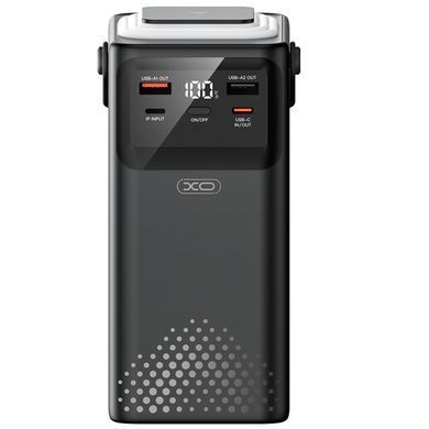 Павербанк 80000 mAh з швидкою зарядкою 22.5W XO PR287 повербанк 80000mAh повер банк з ліхтарем power bank з кабелями
