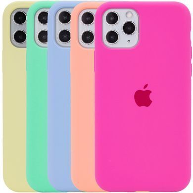 Силіконовий Чохол на iPhone 13 Pro 6.1" із закритим низом Silicone Case 100% Original Темно-зелений
