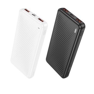 Павербанк повербанк зі швидкою зарядкою 22.5W BOROFONE BJ56 2USB/Type-C, 10000mAh Чорний