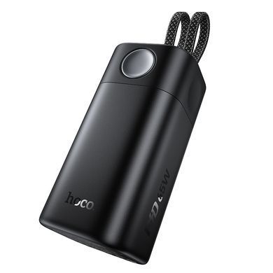 Павербанк 20000 повербанк 20000 зі швидкою зарядкою 65W HOCO Q59 power bank для роутера павер банк 20000 з кабелями
