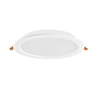 Стельовий LED світильник VIDEX вбудований, круглий Back 26W, 5000K, 220V Білий DLBR-265