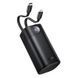Павербанк 20000 повербанк 20000 зі швидкою зарядкою 65W HOCO Q59 power bank для роутера павер банк 20000 з кабелями
