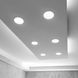 Стельовий LED світильник VIDEX вбудований, круглий Back 26W, 5000K, 220V Білий DLBR-265
