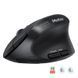 Мишка безпровідна вертикальна MEETION BTM008 2.4G/Bluetooth, 2400 DPI, 6кн., 500mAh Чорний