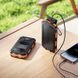 Павербанк 8000mAh з сонячною панеллю, ліхтарем, компасом HOCO J164 Чорний
