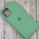 Силіконовий Чохол на iPhone 12 Pro Max 6.7" із закритим низом Silicone Case 100% Зелений