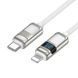 Кабель для швидкої зарядки та передачі даних Type-C на Lightning HOCO U137 27W, 1.2 м Білий