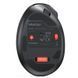 Мишка безпровідна вертикальна MEETION BTM008 2.4G/Bluetooth, 2400 DPI, 6кн., 500mAh Чорний