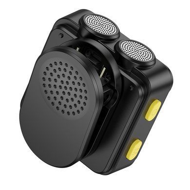 Бездротовий мікрофон цифровий HOCO L17 |75/600mAh, Type-C/Lightning| Чорний