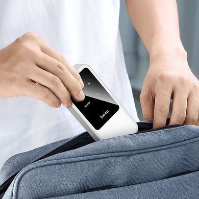 Портативний Wi-Fi роутер HOCO HI42 150Mbps, 2&times;2000mAh Білий