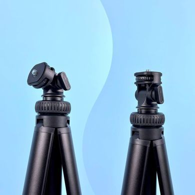 Монопод-трипод для селфі тринога з пультом ДК C05 Long Aluminum |360&deg;, 2м, 65&ndash;95 мм| Чорний 48604