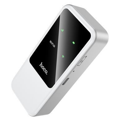 Портативний Wi-Fi роутер HOCO HI42 150Mbps, 2&times;2000mAh Білий