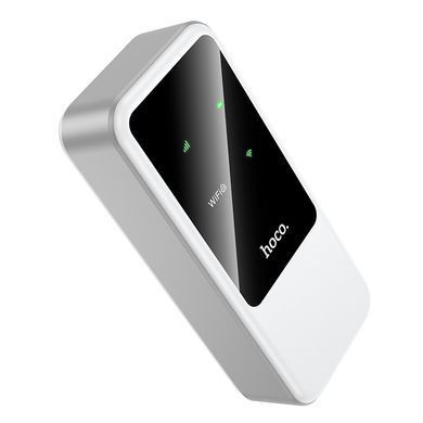 Портативний Wi-Fi роутер HOCO HI42 150Mbps, 2&times;2000mAh Білий