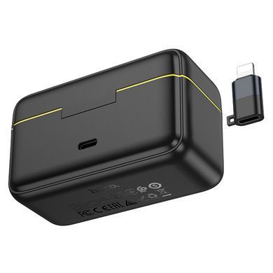 Бездротовий мікрофон цифровий HOCO L17 |75/600mAh, Type-C/Lightning| Чорний
