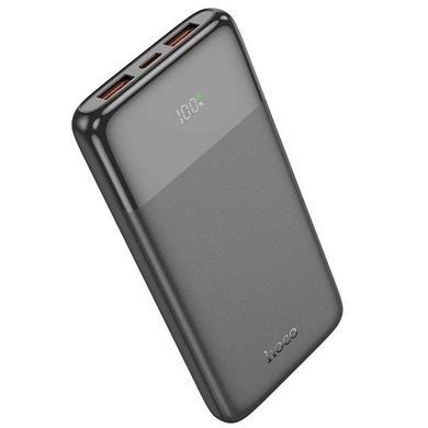 Павербанк PowerBank зі швидкою зарядкою 22.5W 10000mAh HOCO J121 2USB/1Type-C, 22.5W+PD20W Чорний