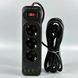 Мережевий подовжувач 6м на 3 розетки + 3USB + Type-C UA Power F23U мережевий фільтр з USB 54800