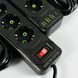 Мережевий подовжувач 6м на 3 розетки + 3USB + Type-C UA Power F23U мережевий фільтр з USB 54800