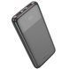 Павербанк PowerBank зі швидкою зарядкою 22.5W 10000mAh HOCO J121 2USB/1Type-C, 22.5W+PD20W Чорний