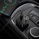 Автомобільний FM-трансмітер модулятор зі швидкою зарядкою HOCO E87 Delta 35W 2USB + Type-C Чорний