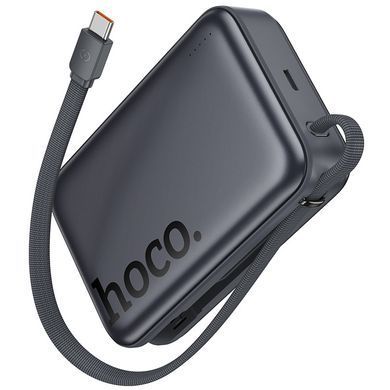 Павербанк із швидкою 45W та MagSafe 20000mAh і вбудованим кабелем Type-C HOCO Q44A 1Type-C Сірий
