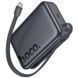 Павербанк із швидкою 45W та MagSafe 20000mAh і вбудованим кабелем Type-C HOCO Q44A 1Type-C Сірий