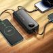 Павербанк зі швидкою зарядкою 22.5W та вбудованими кабелями Lightning/Type-C 20000mAh HOCO J132A 22.5W+PD20W Чорний