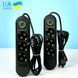 Подовжувач мережевий переноска 6м на 3 розетки + 3USB UA Power F03U Чорний 48637