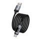 Кабель USB to Type-C з підтримкою швидкої зарядки 100W та цифровим дисплеєм HOCO U148 1.2м Чорний