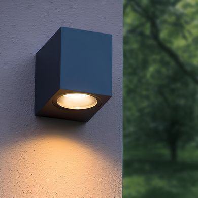 Архітектурний LED світильник VIDEX |GU10, 220V, IP54| Чорний VL-AR011G