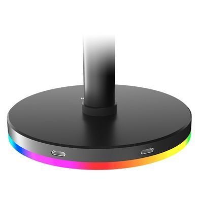 Підставка для навушників MEETION BK300 з RGB-підсвіткою 52 см Чорний 59550