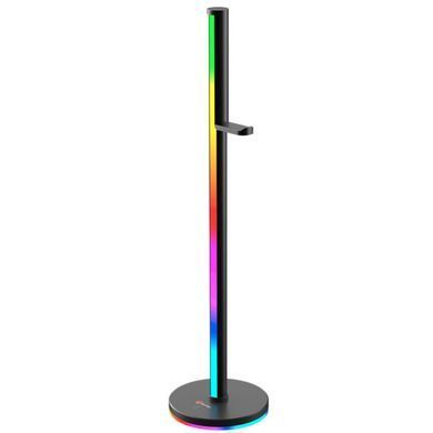 Підставка для навушників MEETION BK300 з RGB-підсвіткою 52 см Чорний 59550