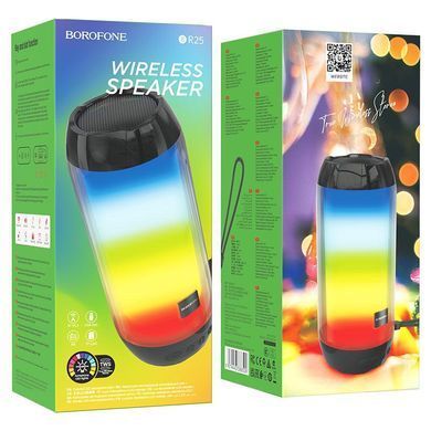 Портативна блютуз колонка BOROFONE BR25 AUX, SD-card, Bluetooth, USB, FM-Radio Чорний