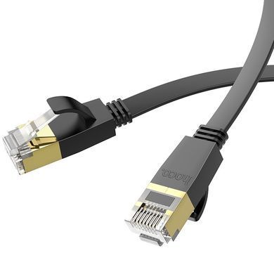 Мережевий кабель для інтернету HOCO US07 General 20м/RJ45/cat-6 Чорний