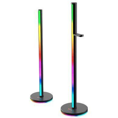 Підставка для навушників MEETION BK300 з RGB-підсвіткою 52 см Чорний 59550